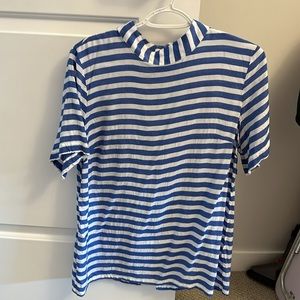 Banana republic stripe s/s blouse.